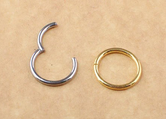 گوشواره حلقه‌ای طلای 14 عیار OEM ODM برای سالگرد